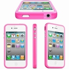 Roze bumper voor de iPhone 4 / 4S 