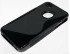 TPU hoes iPhone 4 / 4S (Zwart) 
