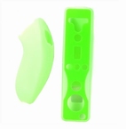 Siliconen hoesje voor Wii-controllers (groen) 