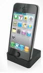 iPhone 4 en 4S Docking station (Zwart) 