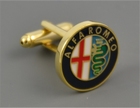 Manchetknopen met Alfa Romeo logo