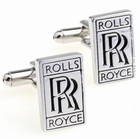 Manchetknopen met Rolls Royce logo