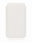 Universele wit leren hoes XL (o.a. Galaxy S2, iPhone) 