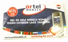 Ortel Mobile Prepaid Sim met &euro; 7,50 Beltegoed 
