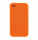 Siliconen hoesje voor de iPhone 4 en 4S (Oranje) 