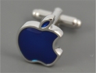 Manchetknopen met Apple logo