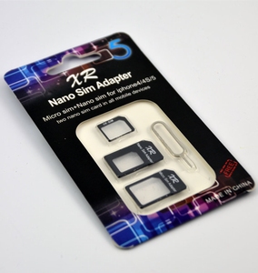 Nano Micro sim kaart adapter set - 4 in 1