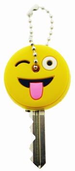 Sleutelhoesje cover smiley Joke