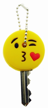 Sleutelhoesje cover smiley Kiss Love