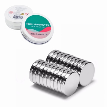 Super sterke magneten - 10 x 2 mm (25-stuks) - Rond
