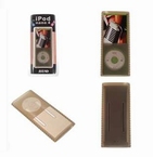 iPod Nano 4G Extra Grip Zwart-Transparante Siliconen hoes 