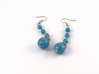 Oorbellen | Blauwe turquoise