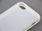 iPhone 5 hoesje TPU - Doorzichtig Wit 