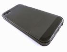 TPU hoes iPhone 5 / 5S (Transparant-zwart) 