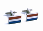 Manchetknopen Nederlandse Vlag 