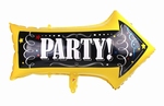 Folie helium ballon Party Pijl Sign 82cm 