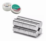 Super sterke magneten - 6 x 1 mm (50-stuks) - Rond 