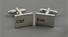 Manchetknopen 'Ctrl' en 'Esc' 